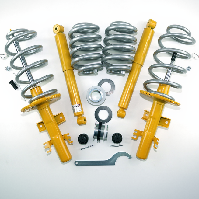 Höherlegungs-Komplettfahrwerk KONI-ADJUST-SENSITIV für VW T5 / T6
