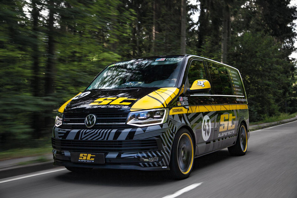 Tieferlegungs-Gewindefahrwerk ST-X für VW T5 / T6