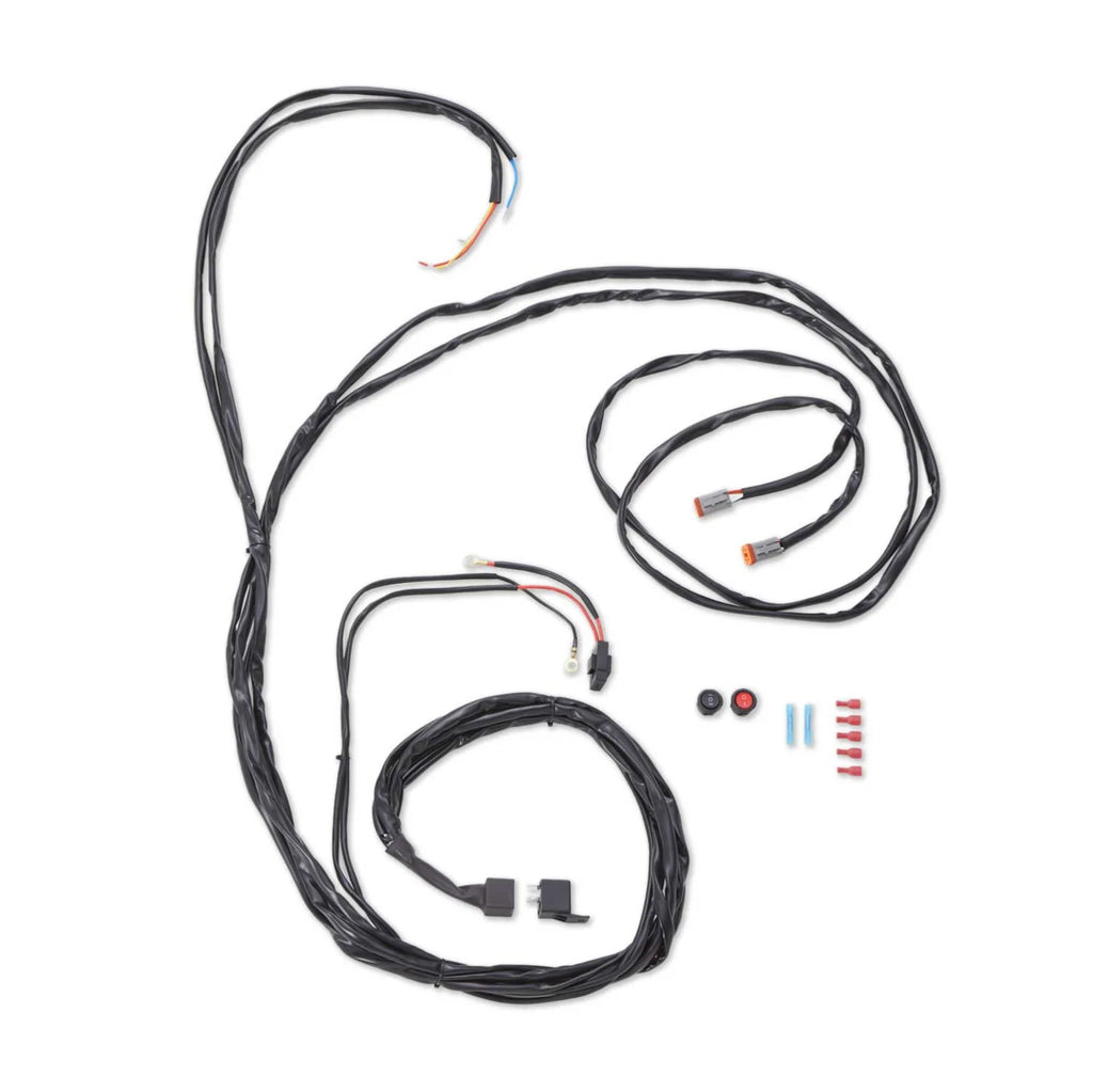 Kabelbaum für zwei Zusatzscheinwerfer mit 4 Pin DT Stecker - NUR PASSEND für Scheinwerfer LP-TRX3-7E und LP-RRDL9E-BL