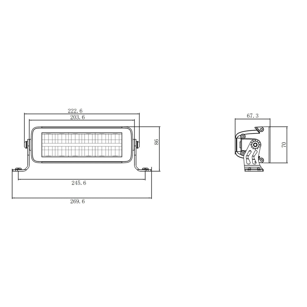 TRX 3.0 7 Zoll - Fernscheinwerfer Lightbar E-Zulassung